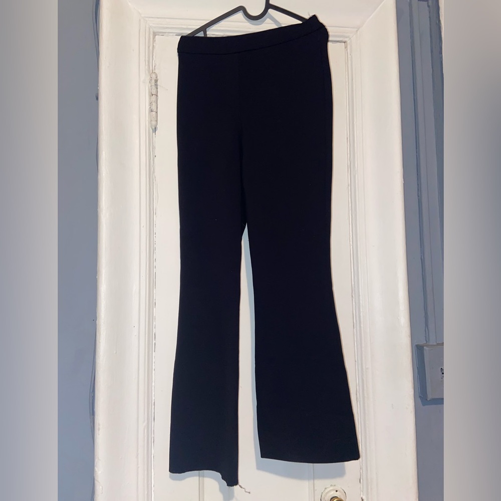 H&M Black Fit and Flare Dress Pants